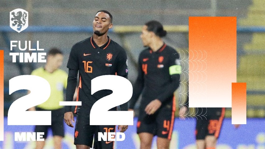 คลิปไฮไลท์ฟุตบอลโลก 2022 รอบคัดเลือก มอนเตเนโกร 2-2 เนเธอร์แลนด์ Montenegro 2-2 Netherlands