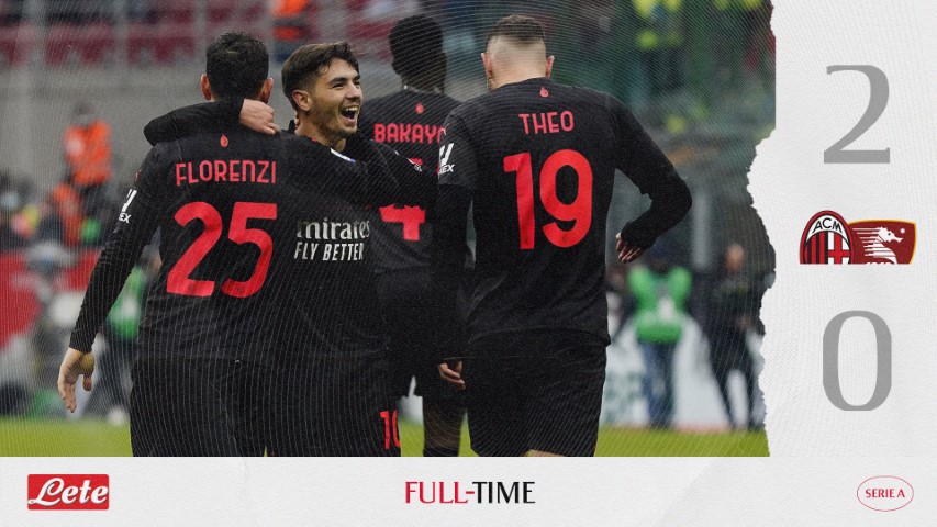 คลิปไฮไลท์เซเรีย อา เอซี มิลาน 2-0 ซาแลร์นิตาน่า AC Milan 2-0 Salernitana