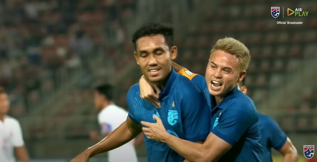 คลิปไฮไลท์ฟุตบอลอุ่นเครื่อง ทีมชาติไทย 6-0 เมียนมา